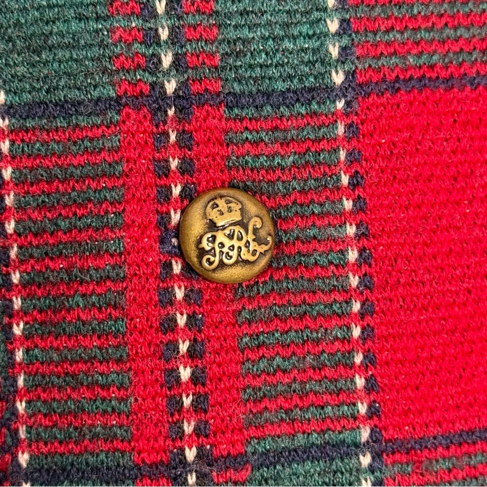 Polo by Ralph Lauren Girls Patchwork Plaid Wool Poncho Size S/M NWT - Picture 7 of 11